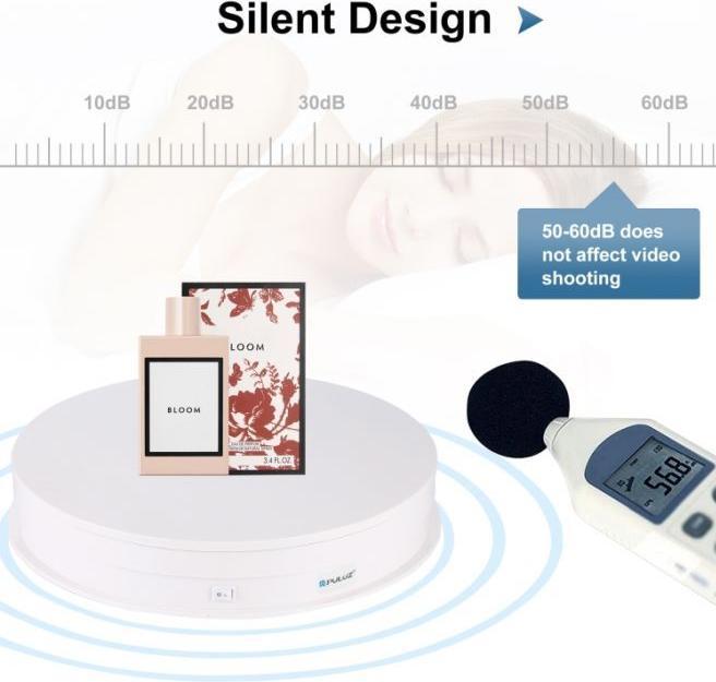 Actual product image Puluz 360° Electric turntable (Further accessories)