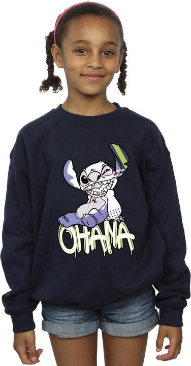 Image du produit Disney - Sweat LILO AND STITCH OHANA GRAFFITI - Fille (140, 146)
