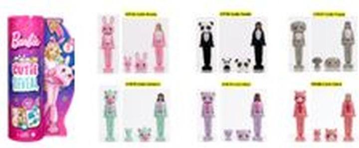 Nährwerte und Zutaten Barbie Mini BarbieLand Cutie Reveal Assortment