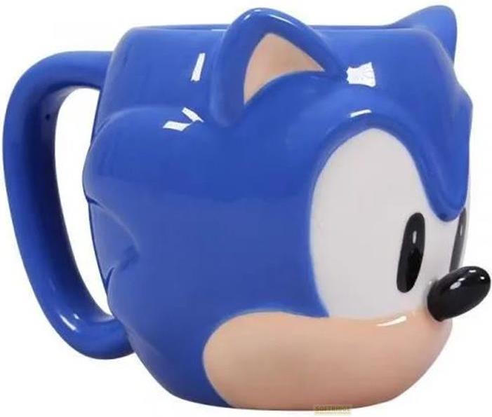 Immagine prodotto Storline Tazza Sonic the Hedgehog 3D Sonic 385 ml (385 ml, 1 x)