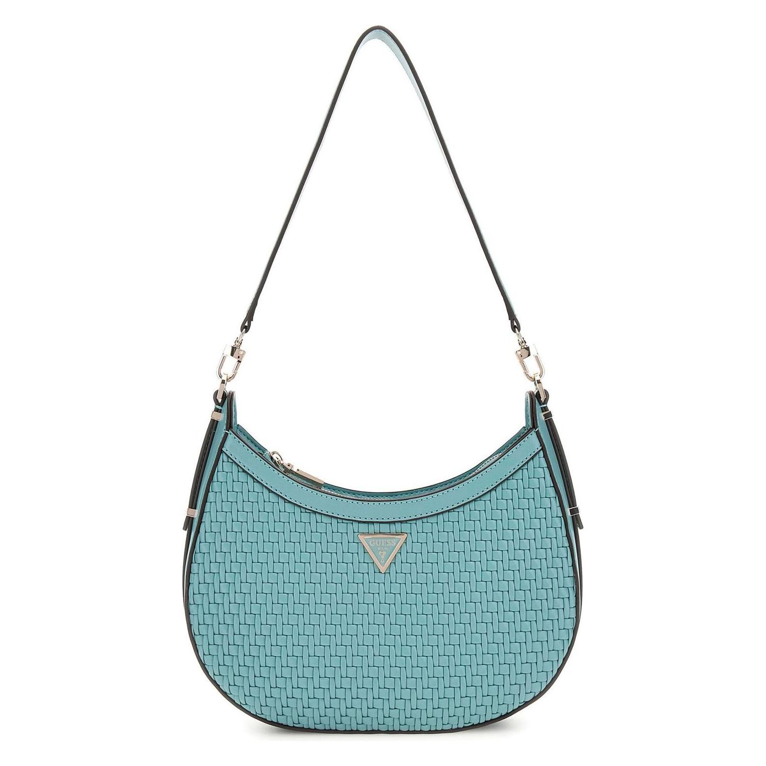 Guess, Damen, Handtasche, Murielle Hobo Bag, Türkis