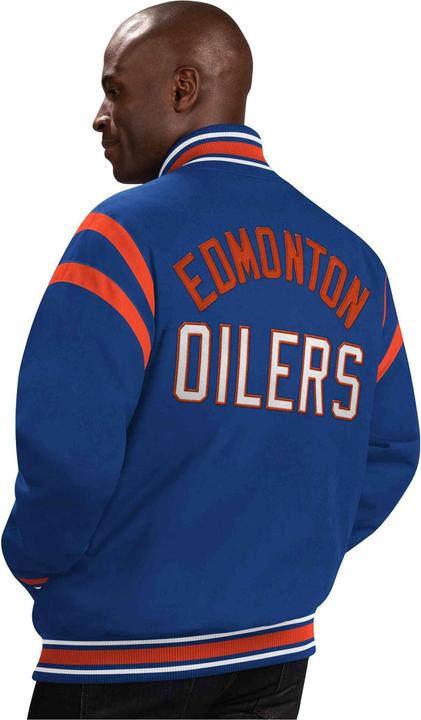 Immagine prodotto G-III Giacca Edmonton Oilers Tailback Varsity (L)