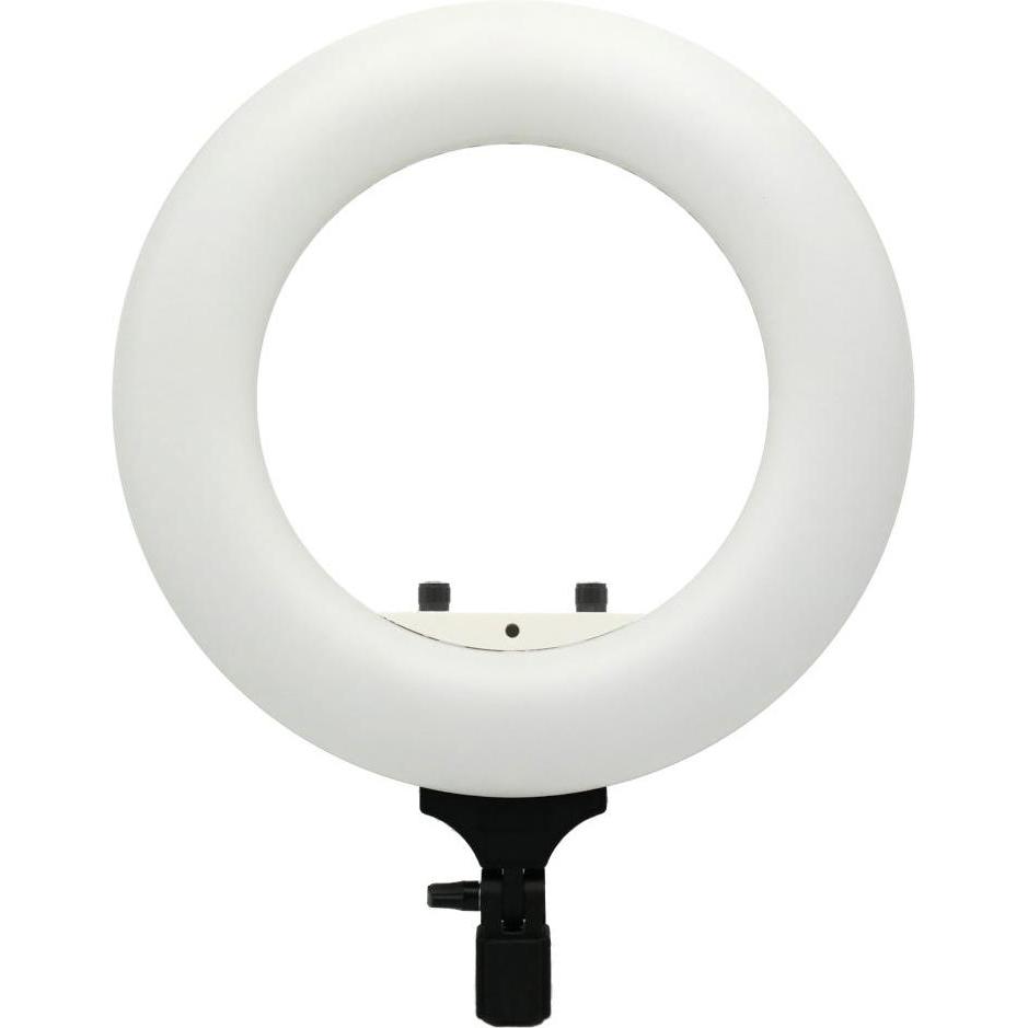 Caruba Vlogger 12 Zoll rund LED, Set mit Tasche Weiss (Ringleuchte), Dauerlicht, Weiss