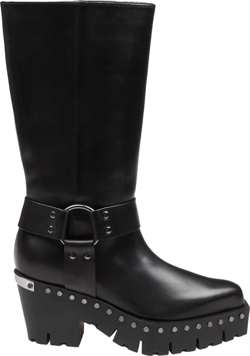 Produktbild Jimmy Choo leather boot with studs color black (38)