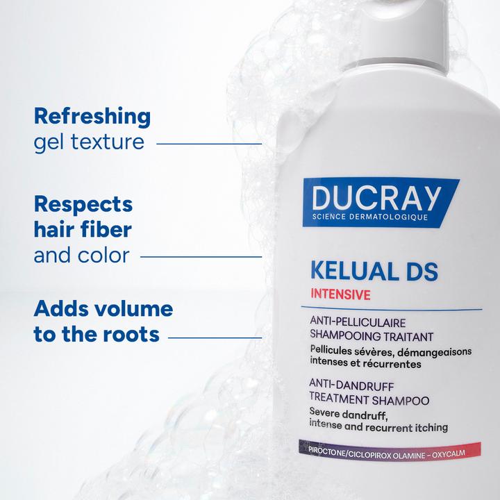 Actual product image Ducray KELUAL DS INTENSIVE Shampoo (Liquid shampoo, 100 ml)