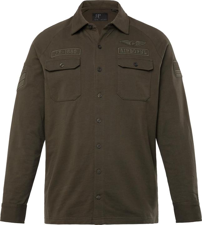 Produktbild JP1880 JP 1880 Sweathemd, Raglan-Langarm, Kentkragen, Badges (5XL)
