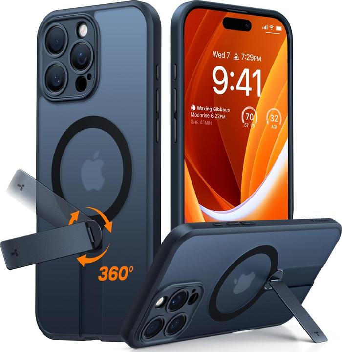 Actual product image Torras Pstand Spin (Apple iPhone 16 Pro)