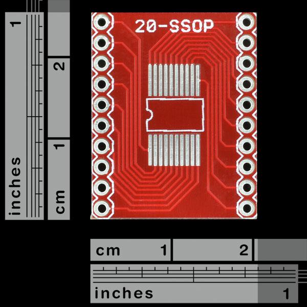SparkFun Adaptateur SSOP vers DIP 20 broches