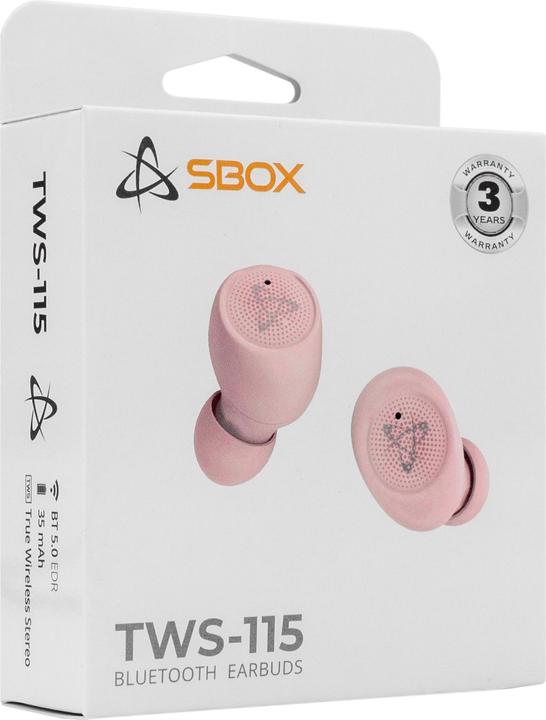Image du produit Sbox EB-TWS115 Rose (5 h, Sans fil)