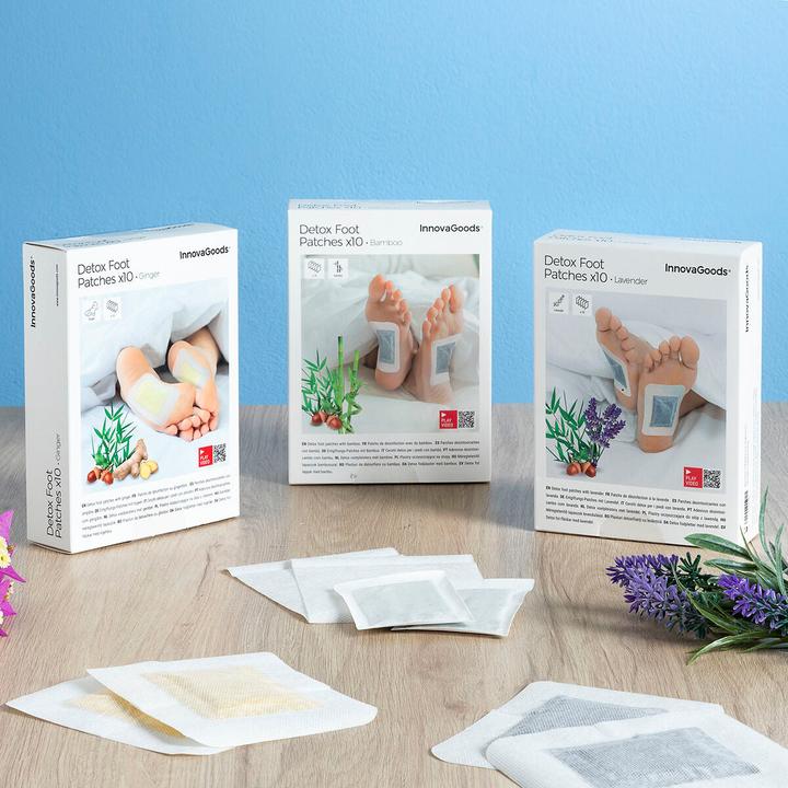 Produktbild InnovaGoods Detox Foot Patches (10x)