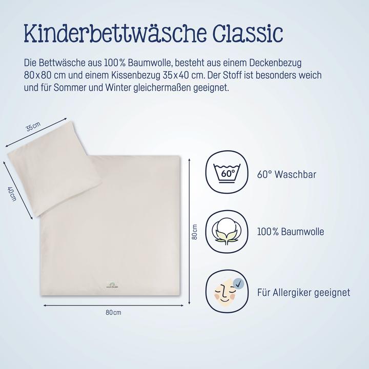 Productafbeelding Julius Zöllner Kussensloop taupe 40 x 60 cm (40 x 60 cm, 40 x 60 cm)