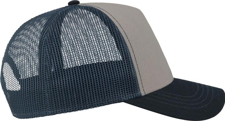 Actual product image Atlantis Unisex Adult Rapper 5 Panel Canvas Recycled Trucker Cap (One size)