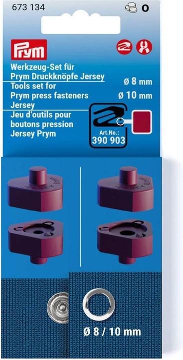 Image du produit Prym Kit d'outils pour boutons-pression Jersey