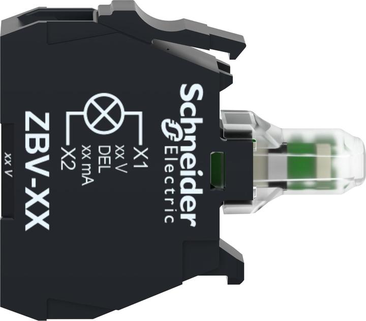 Produktbild Schneider Electric LED-Modul, Ř 22, Integral LED weiss, 12 V ZBVJ1
