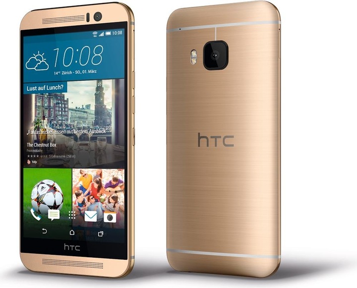 Actual product image HTC One M9 (32 GB, Gold on gold, 5", Single SIM, 20 Mpx, 4G)