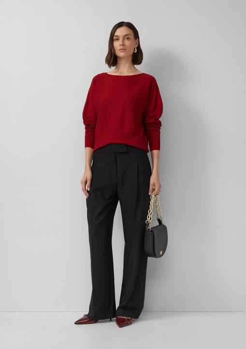 Produktbild s.Oliver Strickpullover Feinstrick-Pullover mit Strukturmuster am Saum (32)