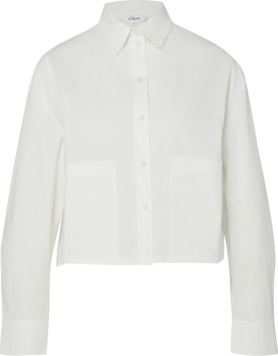 Immagine prodotto s.Oliver Bluse Verkürzte Popeline-Bluse im Relaxed Fit (48)