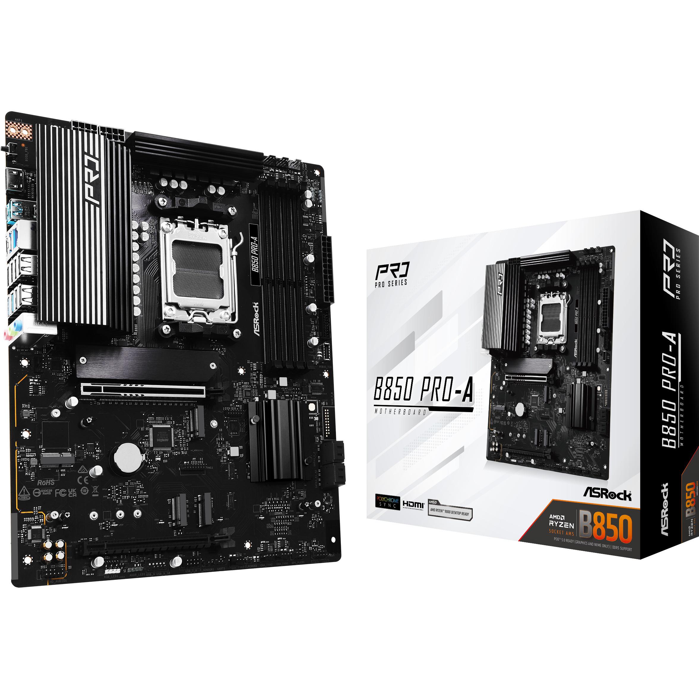 AsRock B850 Pro-A (AM5, AMD B850, ATX), Scheda madre