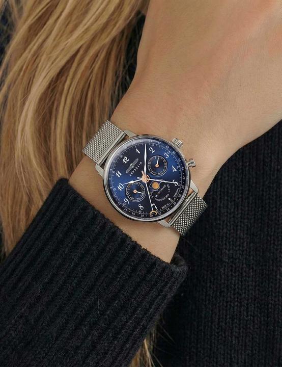 Productafbeelding Zeppelin LZ129 Hindenburg (Analoog horloge, Maanfase klok, 36 mm)