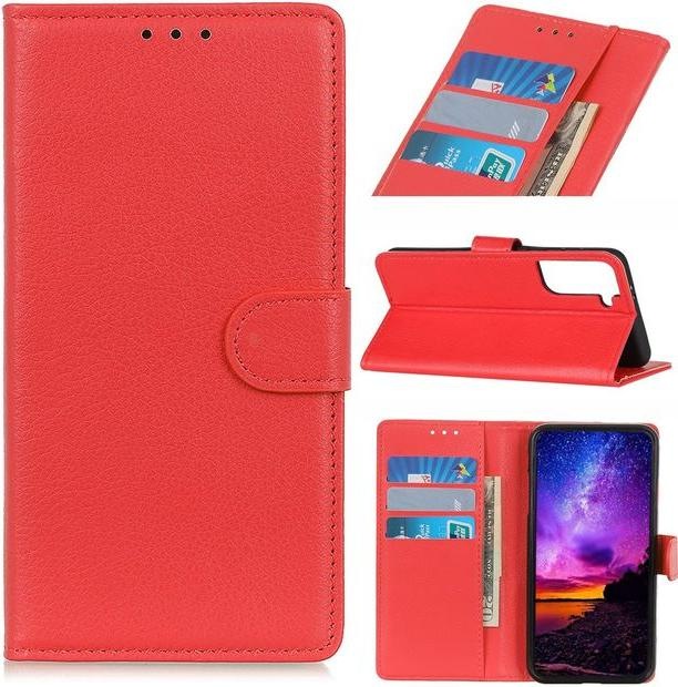 Produktbild MU Classic Litchi Leder Bookcover Series (Samsung Galaxy S21+)