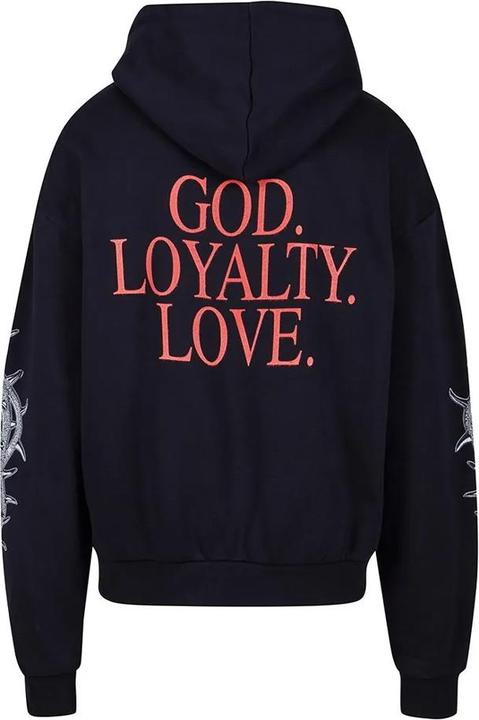 Produktbild Mister Tee God Loyalty Love Kapuzenpullover Ultraschwer Übergross (XS)