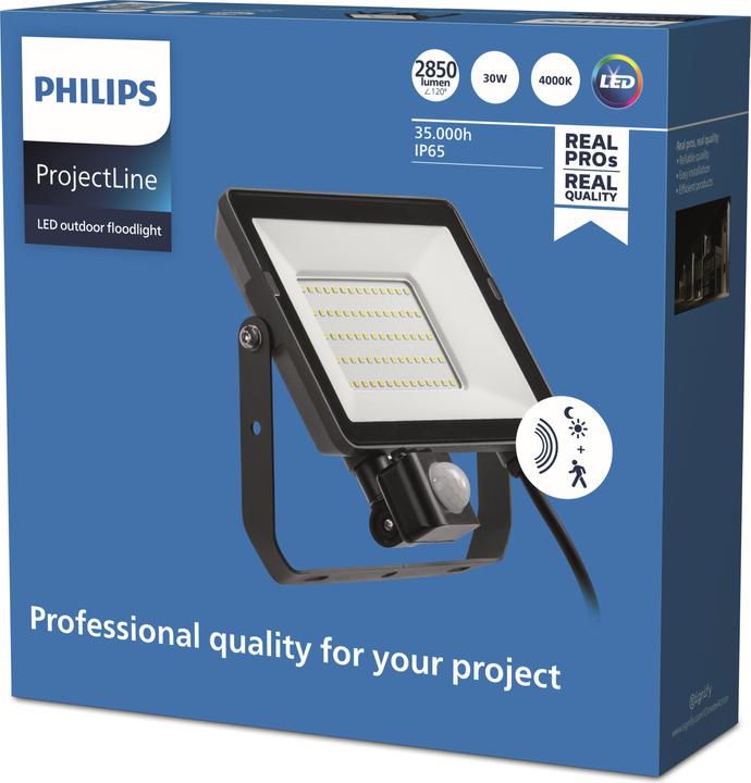 Actual product image Philips ProjectLine 8719514954533 LED Floodlight 30 W Natural White (2850 lm, IP65)