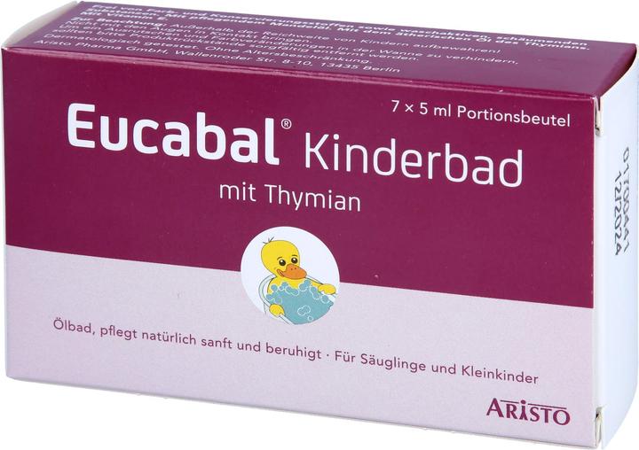 Produktbild Aristo Eucabal Kinderbad mit Thymian, 7X5 ml BAD (35 ml, Badeperlen)