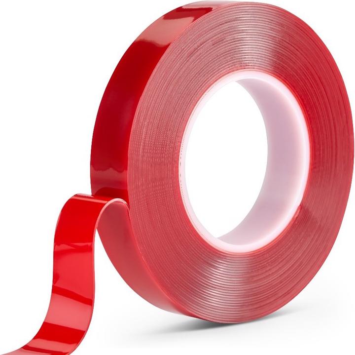 Actual product image RS PRO VST 4100C foam adhesive tape double-sided, transparent, thickness 1mm, 25mm x 10m (25 mm)