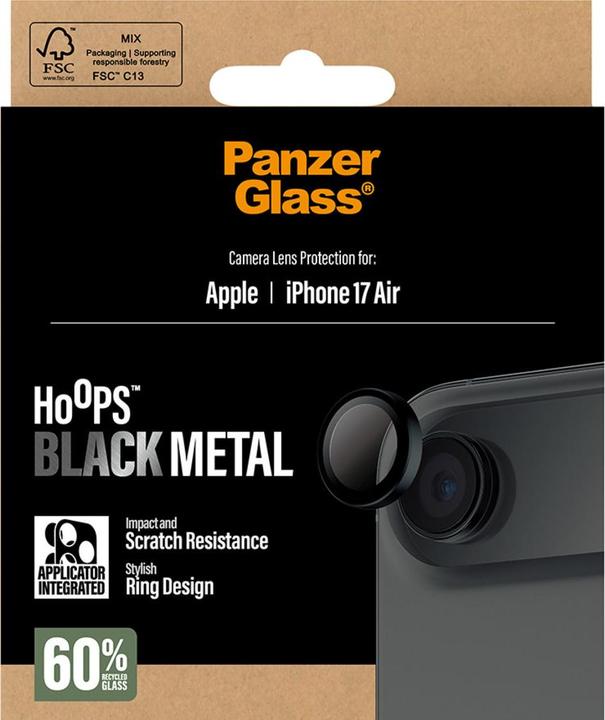 Actual product image PanzerGlass Hoops Camera Lens Protector (1 Piece, Apple iPhone Air)