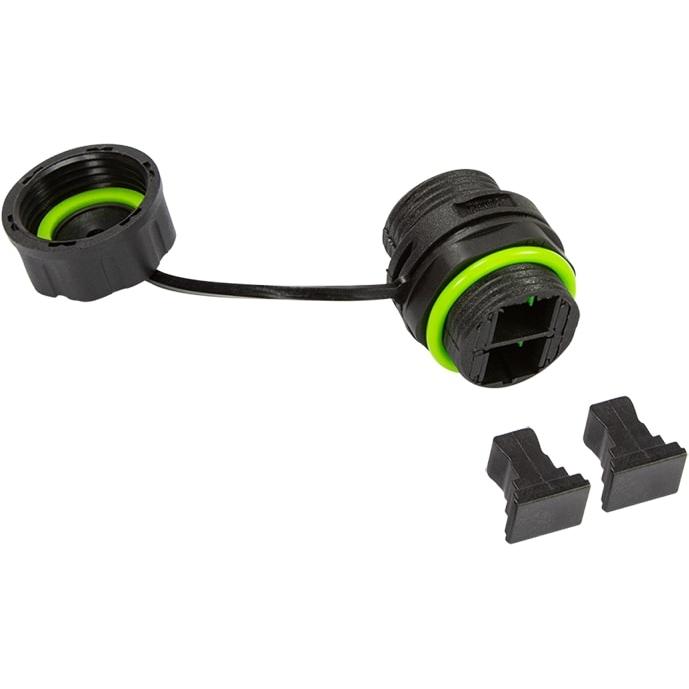 Thumbnail - LogiLink Wasserdichter LC-Duplex Steckverbinder mit Schutzkappe (Netzwerk Kupplung), Netzwerk Zubehör