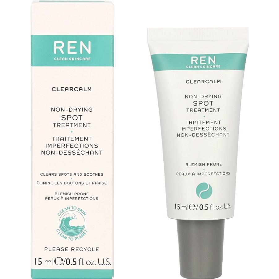 Thumbnail - Ren, Gesichtscreme, Clearcalm 3 Non-Drying Spot Treatment (15 ml, Gesichtsgel)