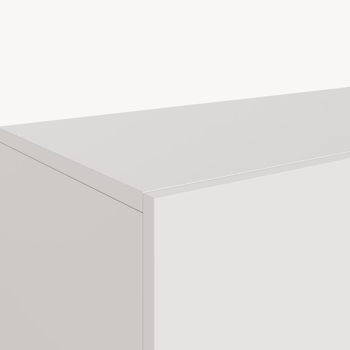Produktbild En.Casa Hängeboard Evaton 160x32x30 cm Weiss, matt (160 x 31.50 x 30 cm)