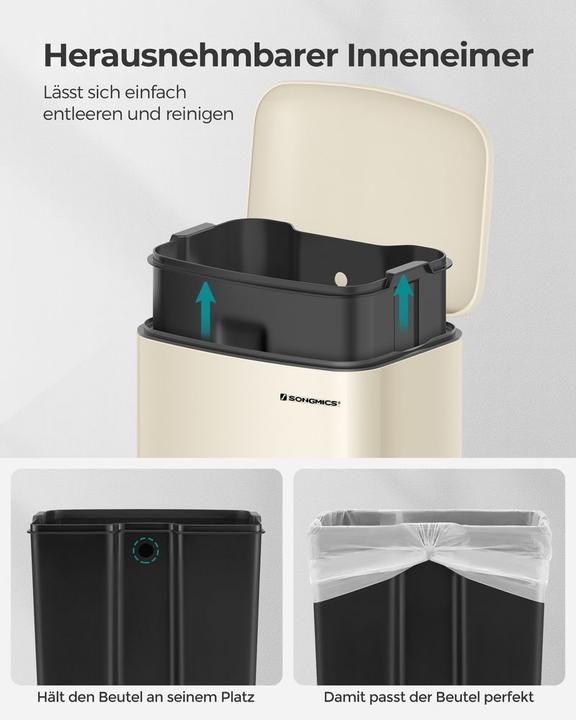 Image du produit Songmics Poubelle (30 l)