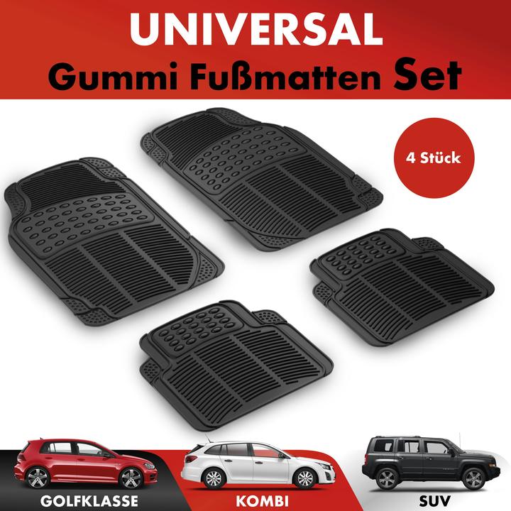 Image du produit CarComfort Gummimatte Titus (2 tapis avant + 2 tapis arrière)
