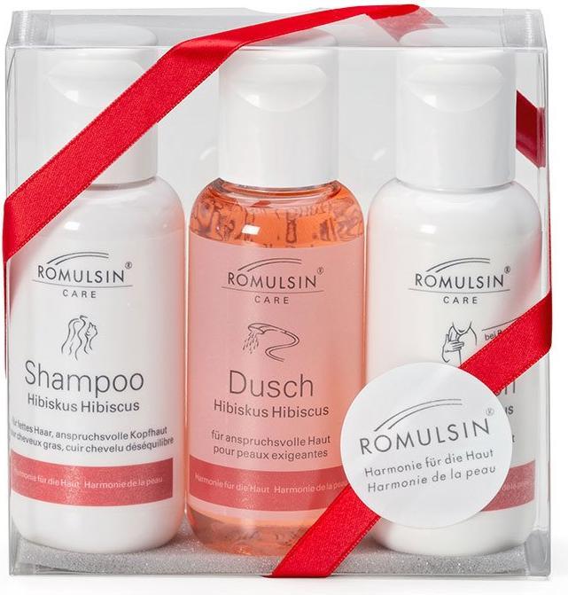 Produktbild Romulsin Set Hibiskus Fl 3 x 100 ml (Körperpflegeset)