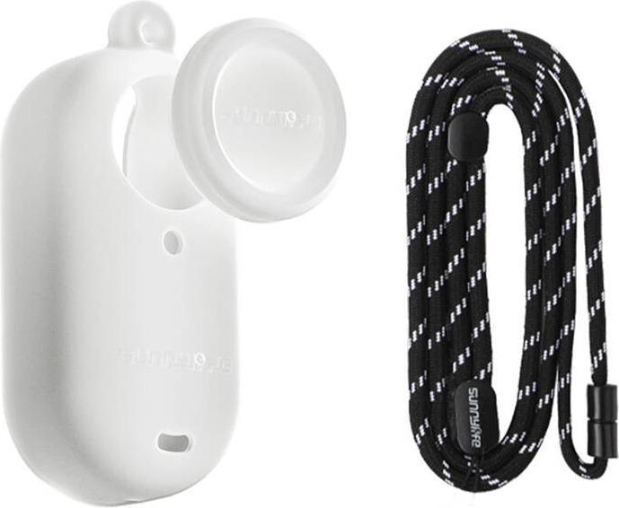 Produktbild Sunnylife Silicone case with a leash for Insta360 GO 3S (white)