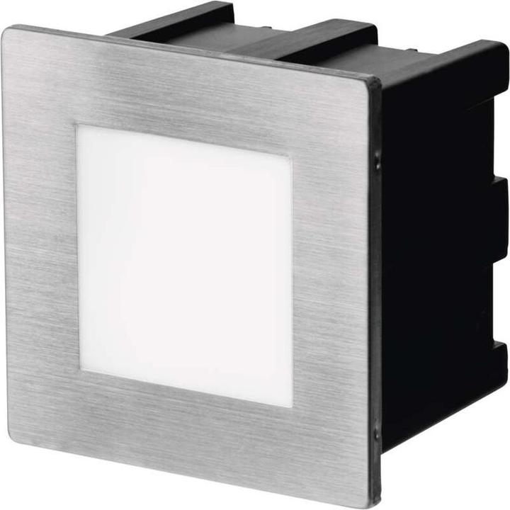 Actual product image Emos LED staircase light - recessed light 80×80 1.5W neut. white IP65 (65 lm)