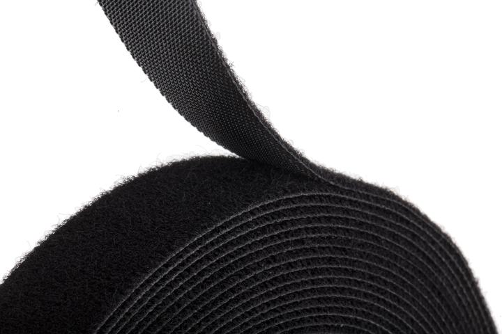 Actual product image RS PRO Pressure Fastener Velcro Tape, 20mm x 10m, Black (20 mm)