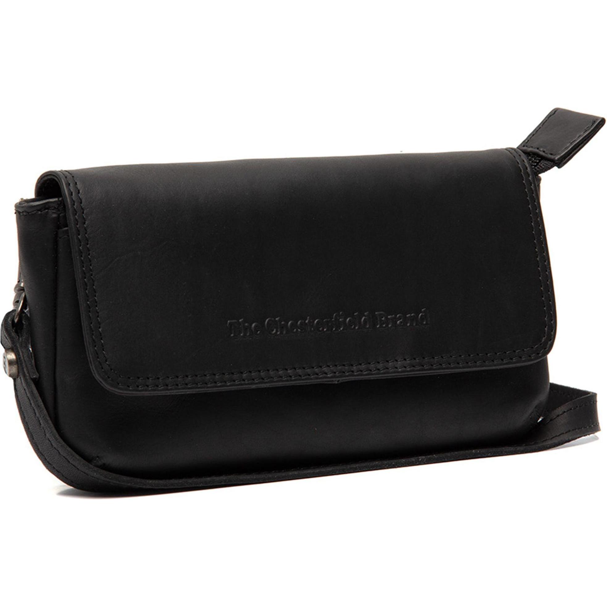 Thumbnail - The Chesterfield Brand, Handtasche, Nelson Umhängetasche Leder 19 cm, Schwarz
