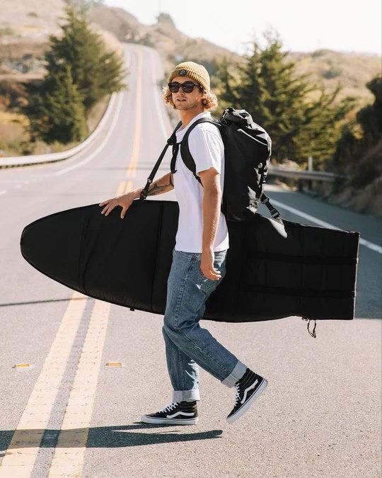 Actual product image D_b_ The Djärv Single Surfboard bag Black Out