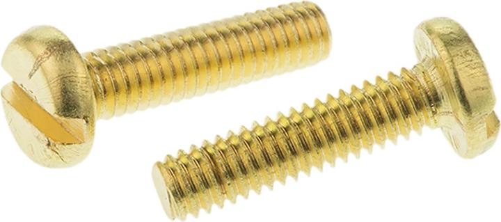 Produktbild RS PRO Schrauben Schlitz M4x16mm (1 Schraube pro Stück)