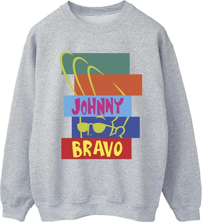 Image du produit Johnny Bravo - Sweat RECTANGLE POP ART - Femme (L)