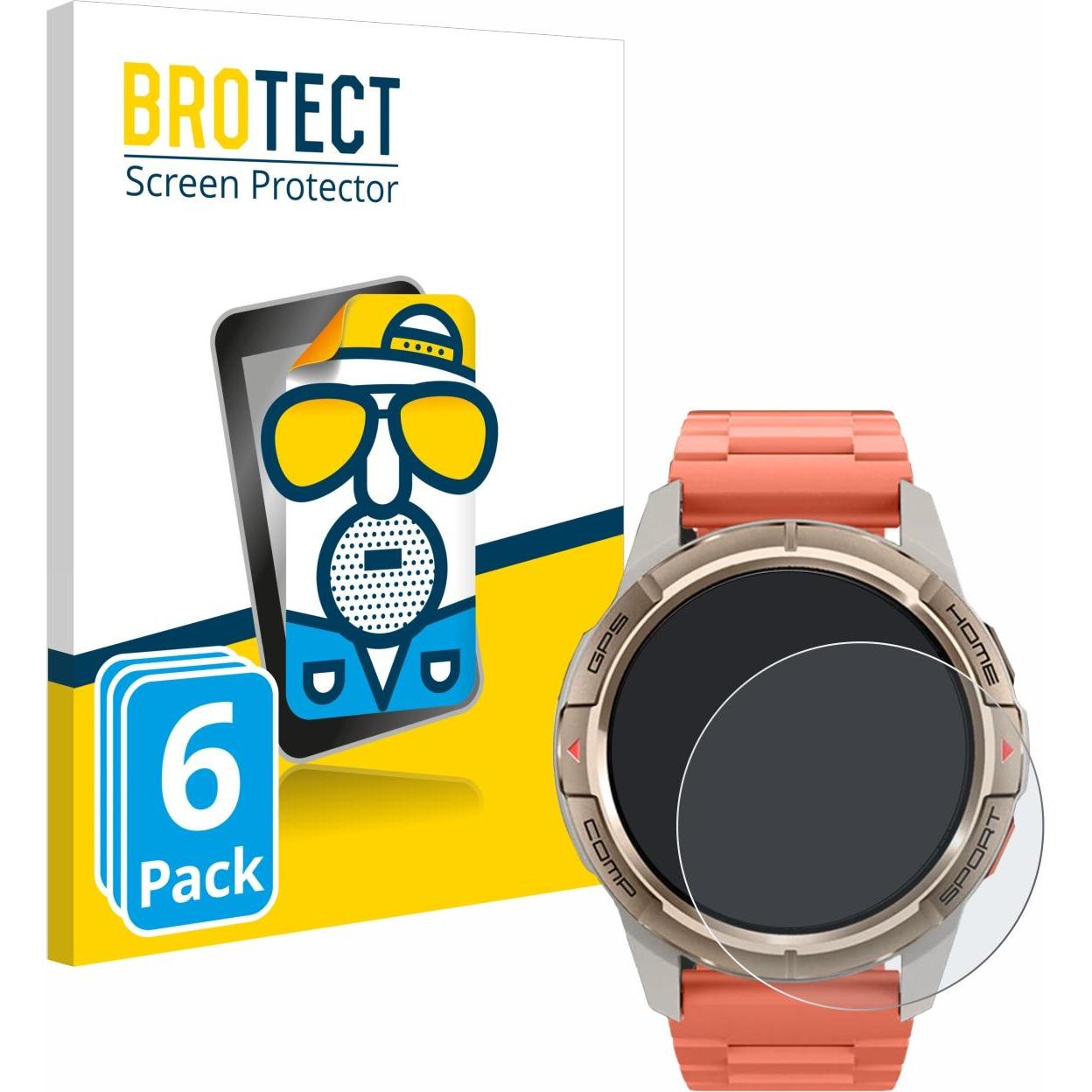 BROTECT Entspiegelungsfolie Displayschutz Displayschutzfolie Folie Matt, Smartwatch Schutzfolie, Grau