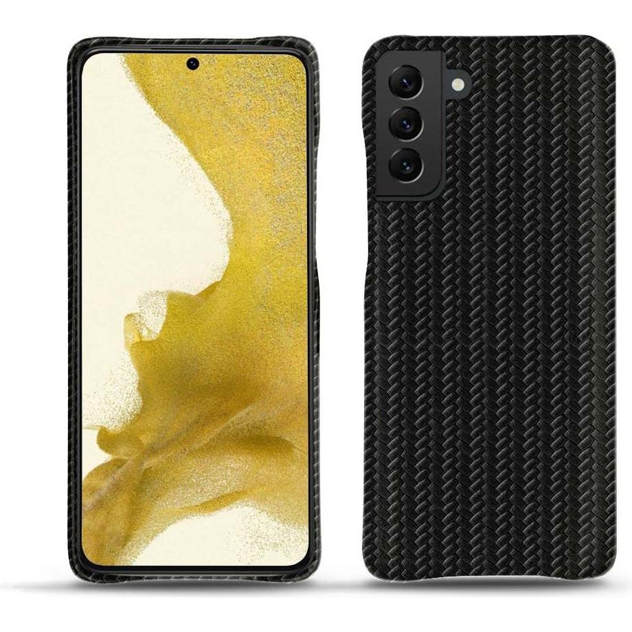 Noreve Lederschutzhülle (Samsung Galaxy S22), Smartphone Hülle, Schwarz