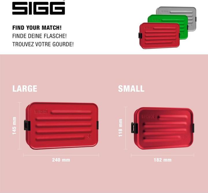 Actual product image Sigg Metal Lunch Box Plus S