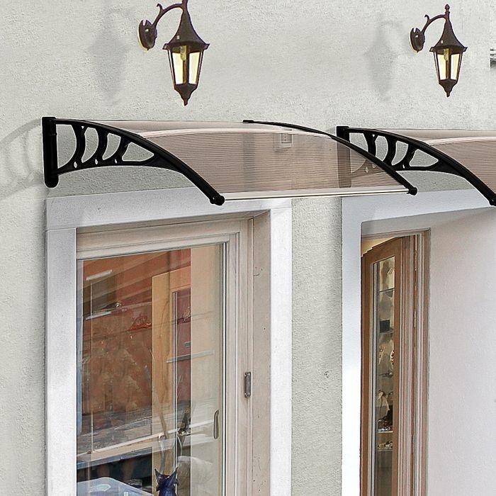 Immagine prodotto Swisshandel24 Tettoia 120 x 75 cm in policarbonato Marrone