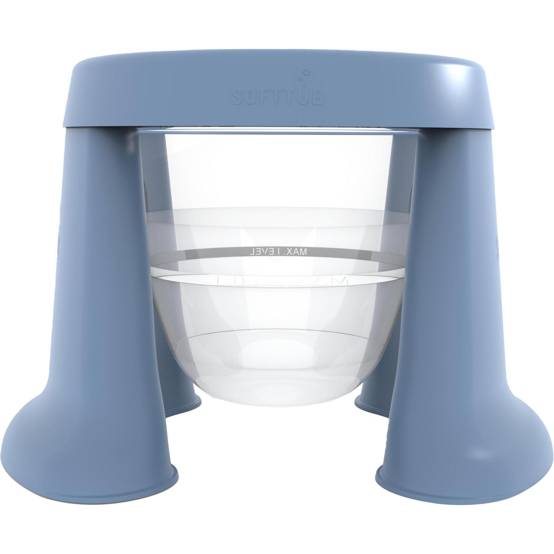 Softtub, Babybadewanne, Baby-Badeeimer Hellblau