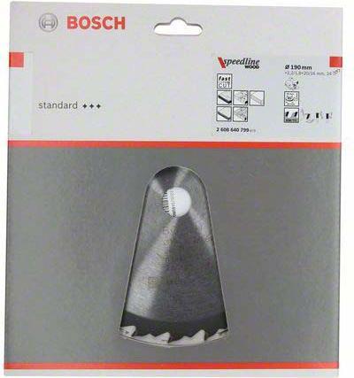 Actual product image Bosch Professional Zubehör PRO Wood circular saw blade, 190 x 2.4 x 20 mm