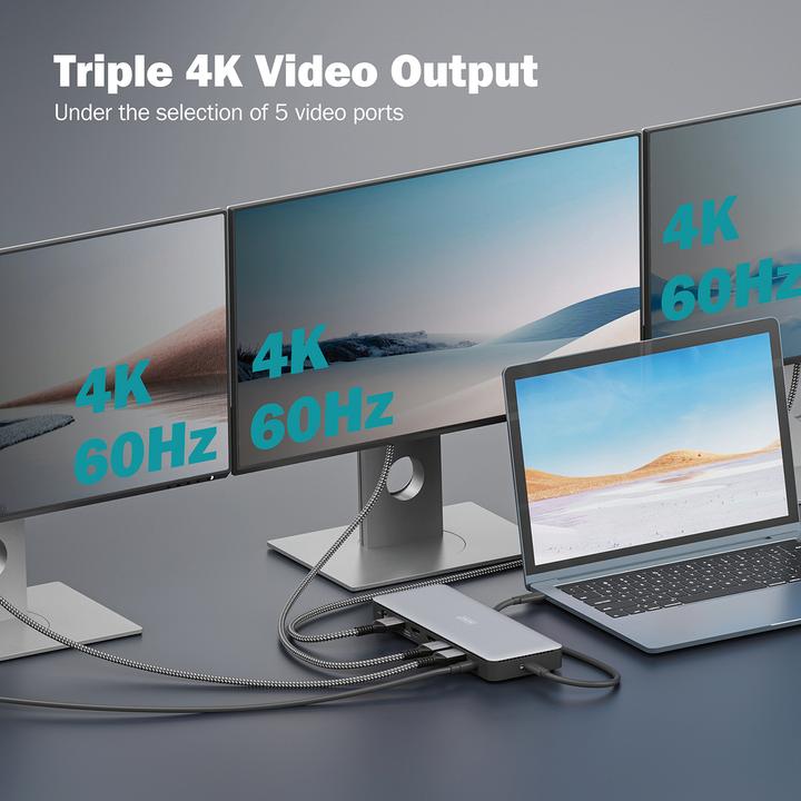 Produktbild Digitus USB-C Docking Station, 13-Port (USB-C, 13 Ports)