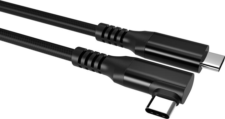 Produktbild Fuj Tek USB-C 90° Cable, 3m, Black (3 m, 60 W)
